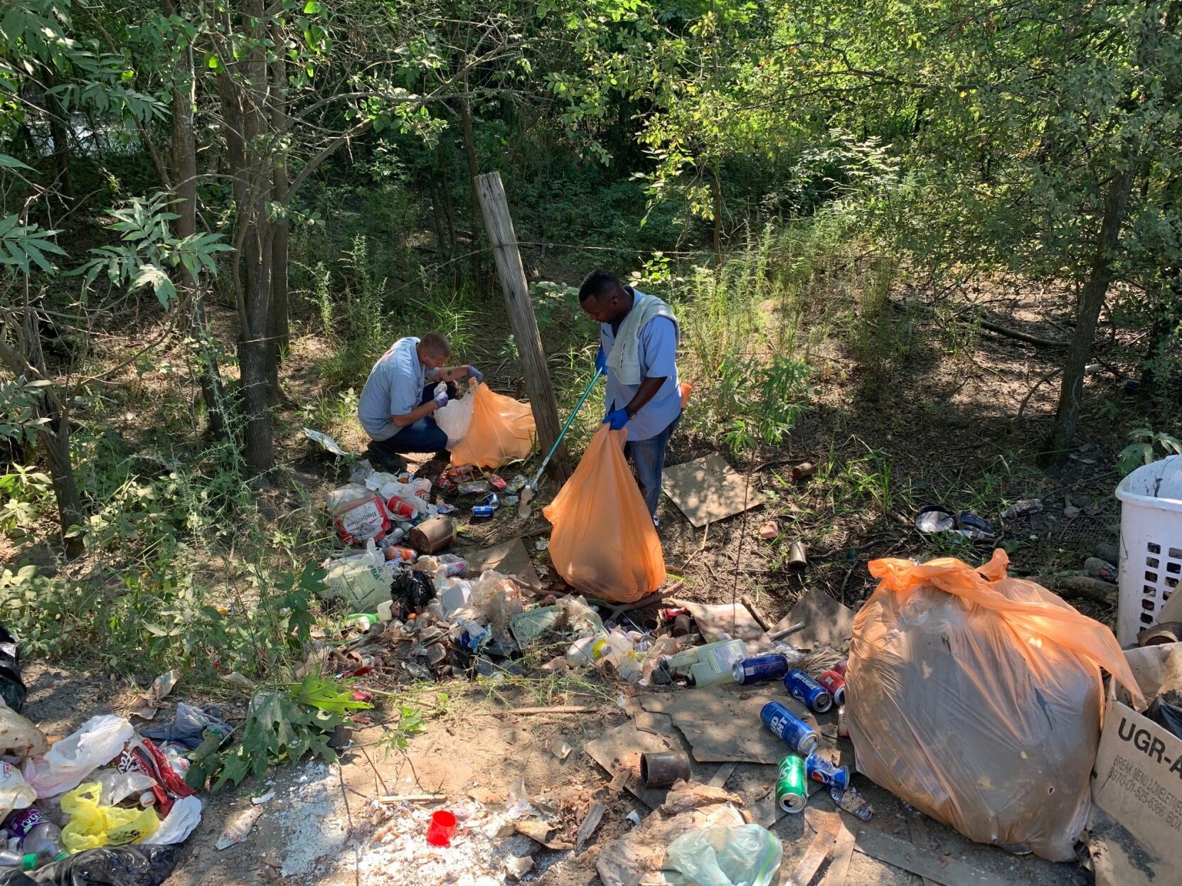 NPSO Old River Road litter 1